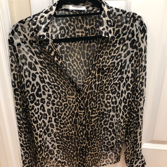 Equipment Leopard Blouse - Picture 2 of 4